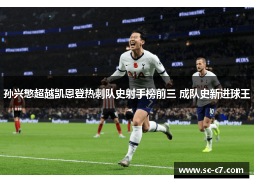 孙兴慜超越凯恩登热刺队史射手榜前三 成队史新进球王